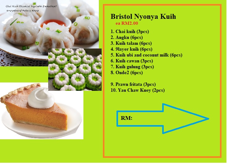 Chai kuih *Bristol