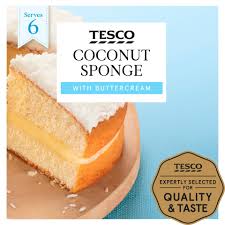 TESCO Coconut sponge cake, 1kg