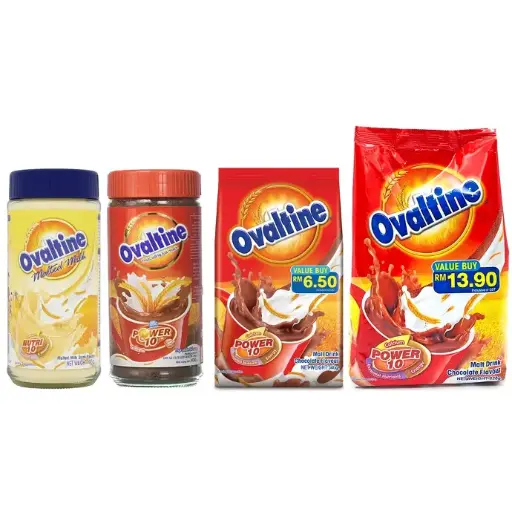 Ovaltine Chocolate malt drink w sugar added