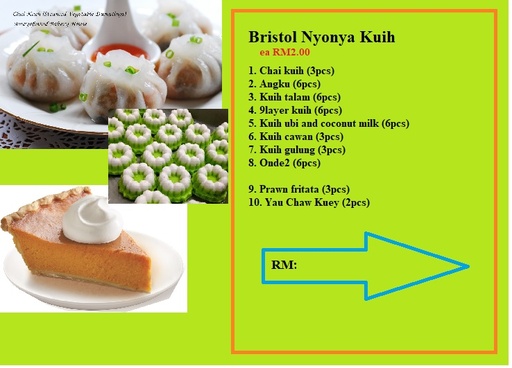 Chai kuih *Bristol