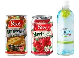 Yeo's drink, pack of 6s