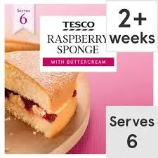 TESCO Raspberry sponge cake