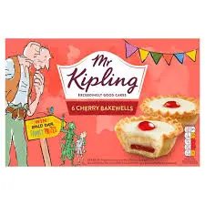 Mr Kipling Cherry bakewells, 2pcks