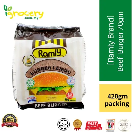 RAMLY Beef burger, 10s