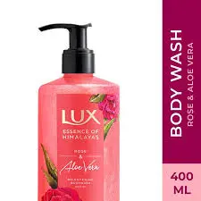 LUX Body wash- Rose and aloe vera, 400ML